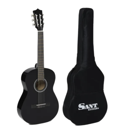 Sant Guitars CJ-36-BK spansk børne-guitar black m. taske