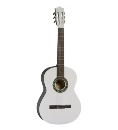 Sant Guitars CL-50-WH spansk guitar hvid m. taske - Image 2